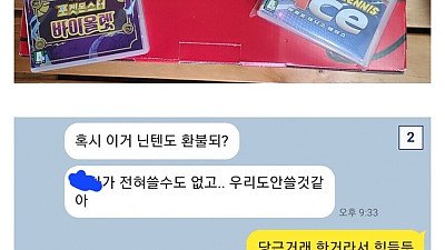 조카한테 닌텐도 선물한 디시인