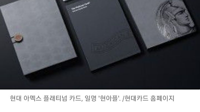 연회비 100만원 현대카드 신청 폭주