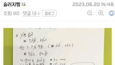 알바비 3만원을 덜 받은 편붕이