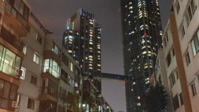 서울의 빈부격차를 잘 느끼게 해주는 사진