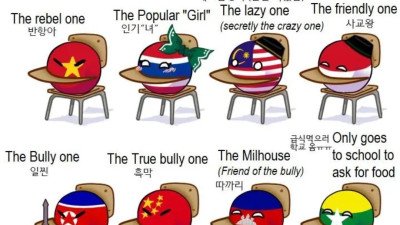 최근 서양커뮤에 올라온 아시아 국가별 이미지